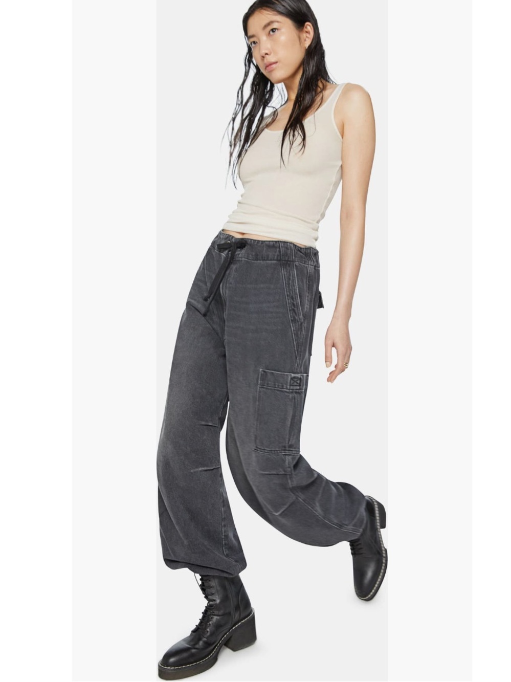 Mother The Munchie Ankle Cargo Pants
